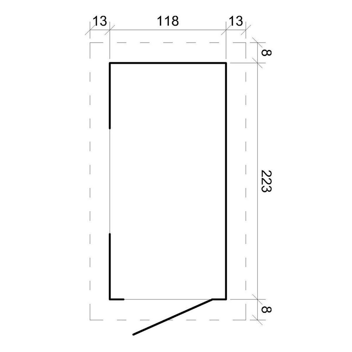 DREVENÝ záhradný domček 2.63 m² TIMBELA M306 - béžová, drevo (144/198/239cm) - Timbela