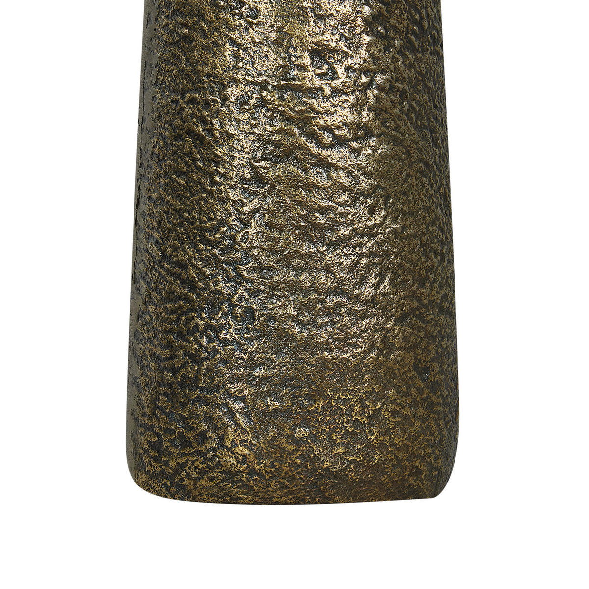 DEKOVASE Aluminium messing Surma - Messingfarben, Metall (40cm) - Beliani