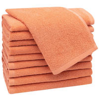 GÄSTETÜCHER, 10er-Set, 30x50 cm, 100% Baumwolle, Rot - Terracotta, Textil (30/50cm) - Zollner