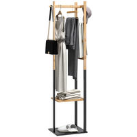 GARDEROBENSTÄNDER DE-17180 Natur - Naturfarben, Naturmaterialien (28.5/153.5/46cm) - ComfortXL