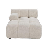 RECAMIERE ohne Schlaffunktion - 1 Person - stoff - beige Facivil - Beige, Textil (94/70/156cm) - Vente-Unique