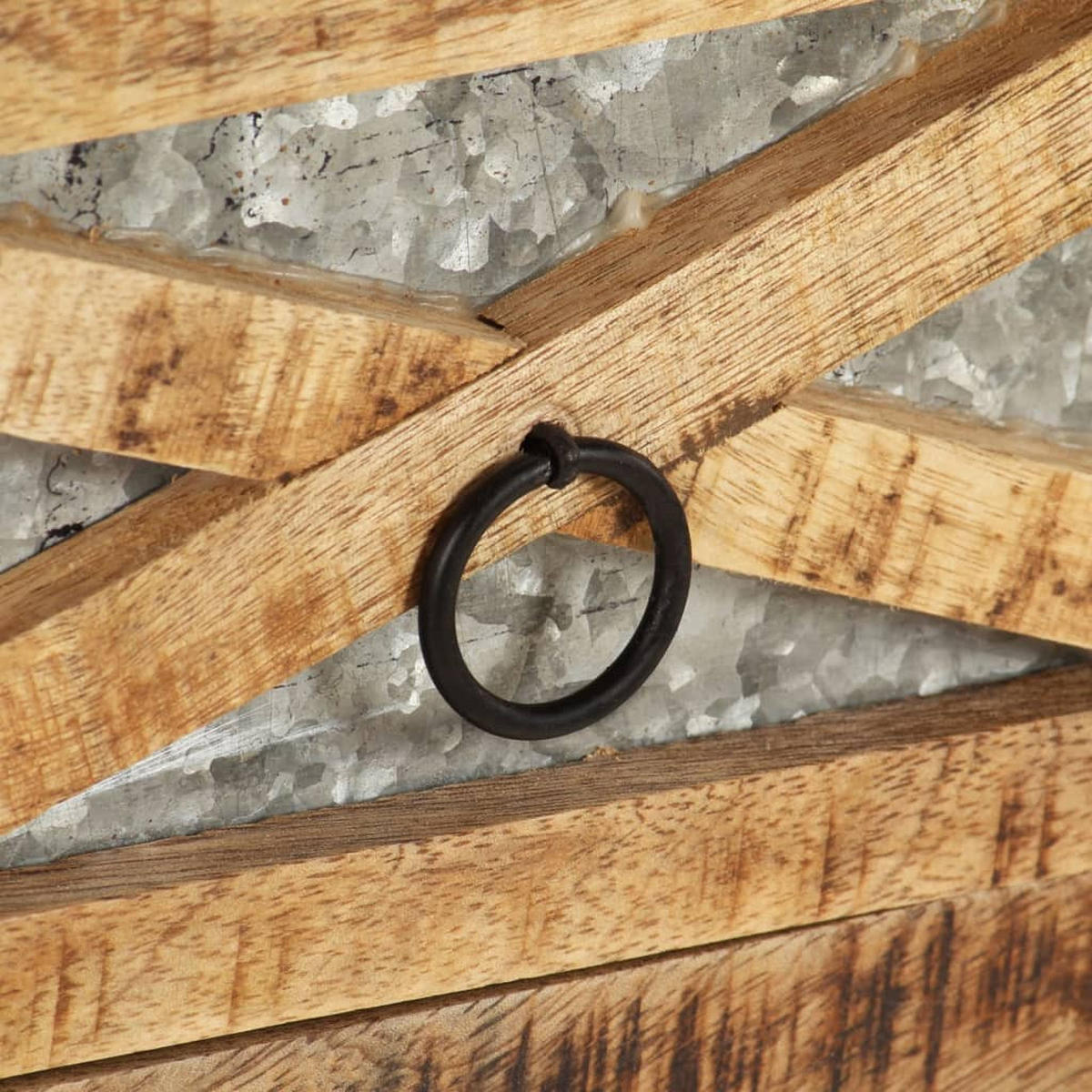 KONSOLENTISCH 110/30/76 Cm Mangoholz Massiv - Braun, Holz (110/30/76cm) - vidaXL