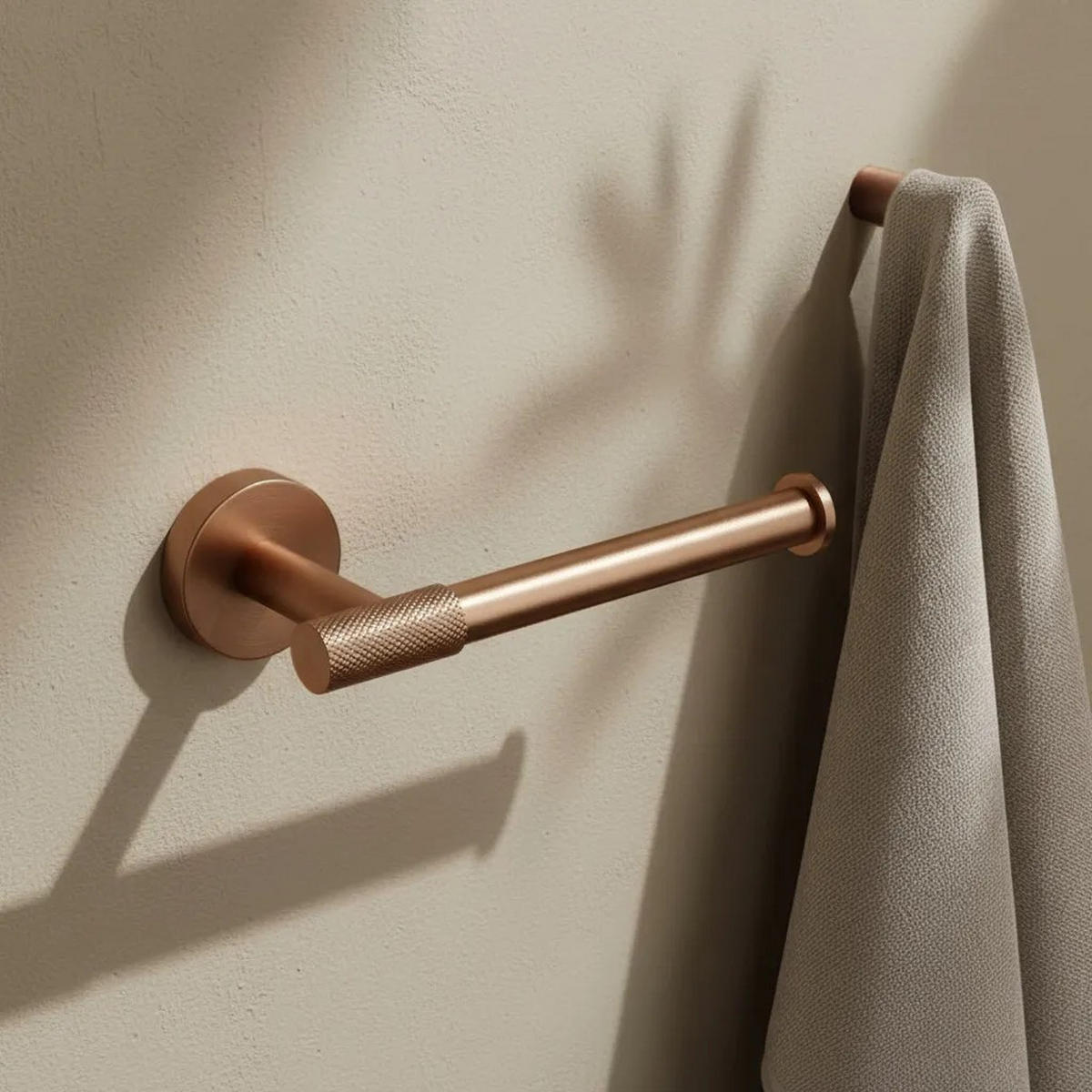 HALTER Für Toilettenpapier Rea 5709 Galo Brush Copper - Kupferfarben, Metall (8/5/17cm) - REA