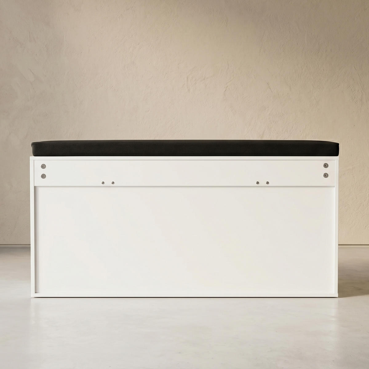 SCHUHSCHRANK mit Sitzfläche Gradia 100/34/53 cm - Weiß, Holzwerkstoff (34/53/100cm) - BOXIMO