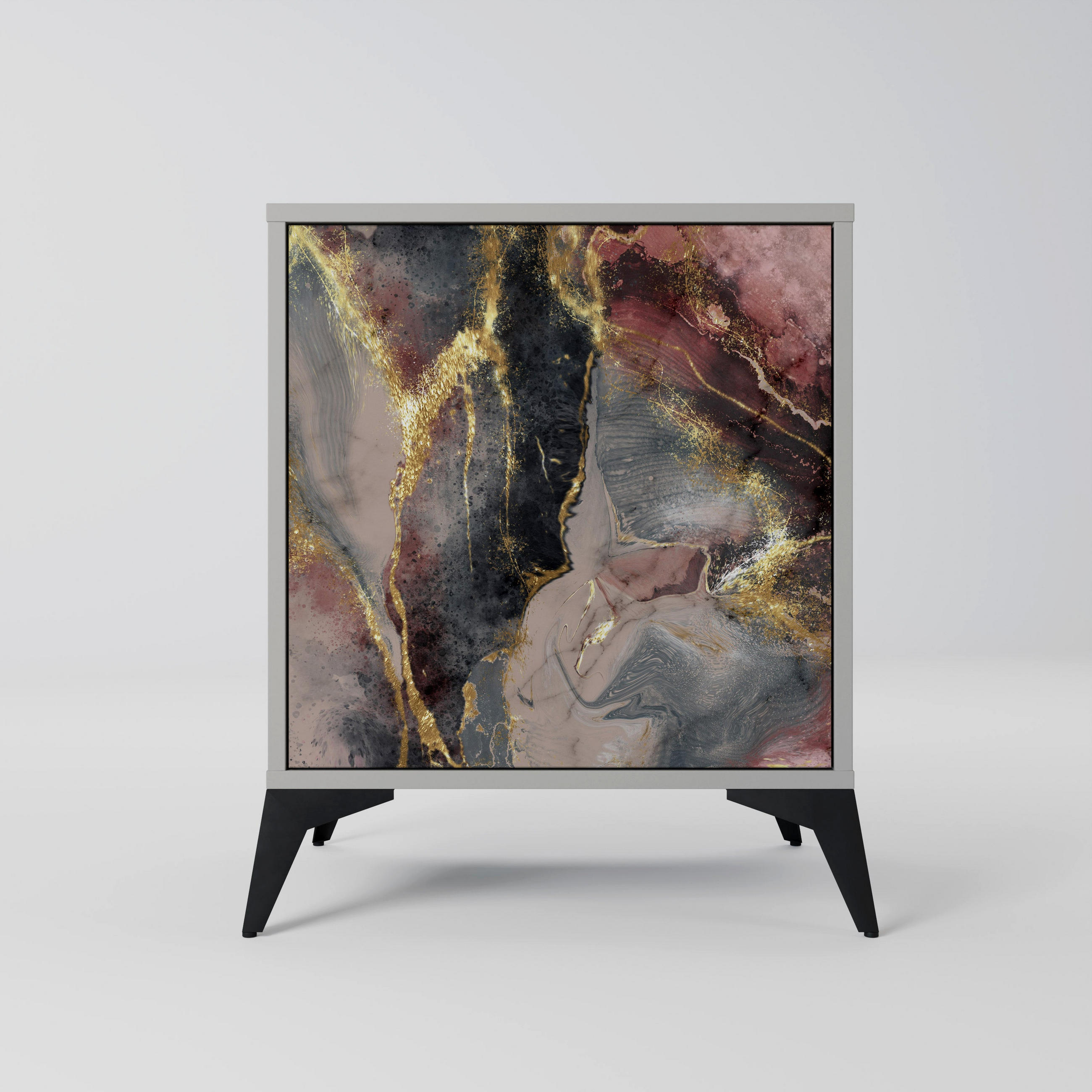 SpaceRebels Sideboard Grau 57.5x70.5x42 cm