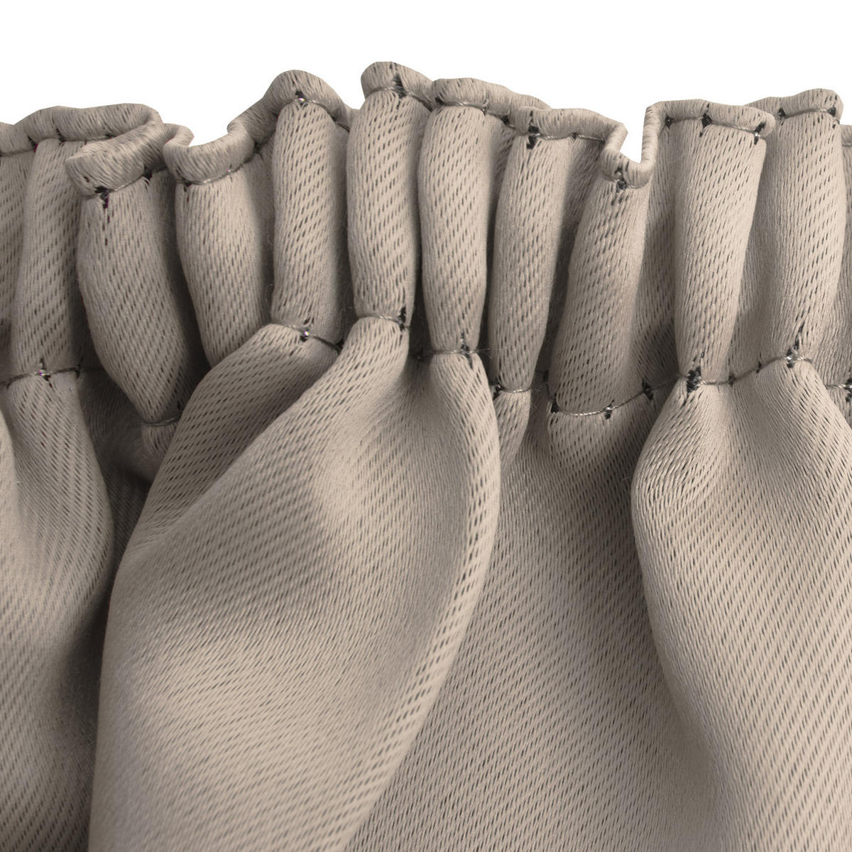 VORHANG Amelie BK mit Kräuselband 140x245cm Creme (2tlg) - Creme, Textil (140/245/1cm) - Beautissu 