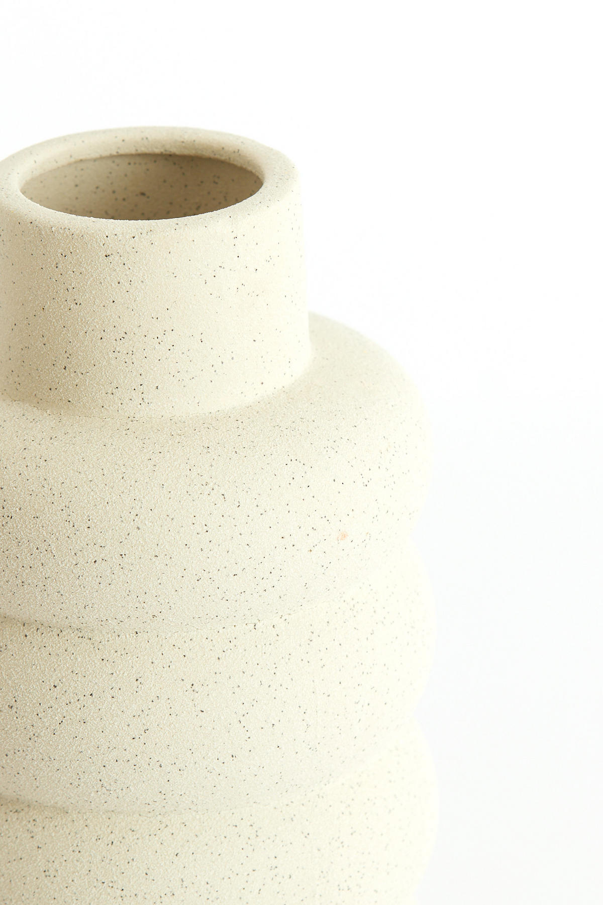 VASE Triora Weiß Ø20/42 cm - Weiß, Keramik (42cm) - Light & Living