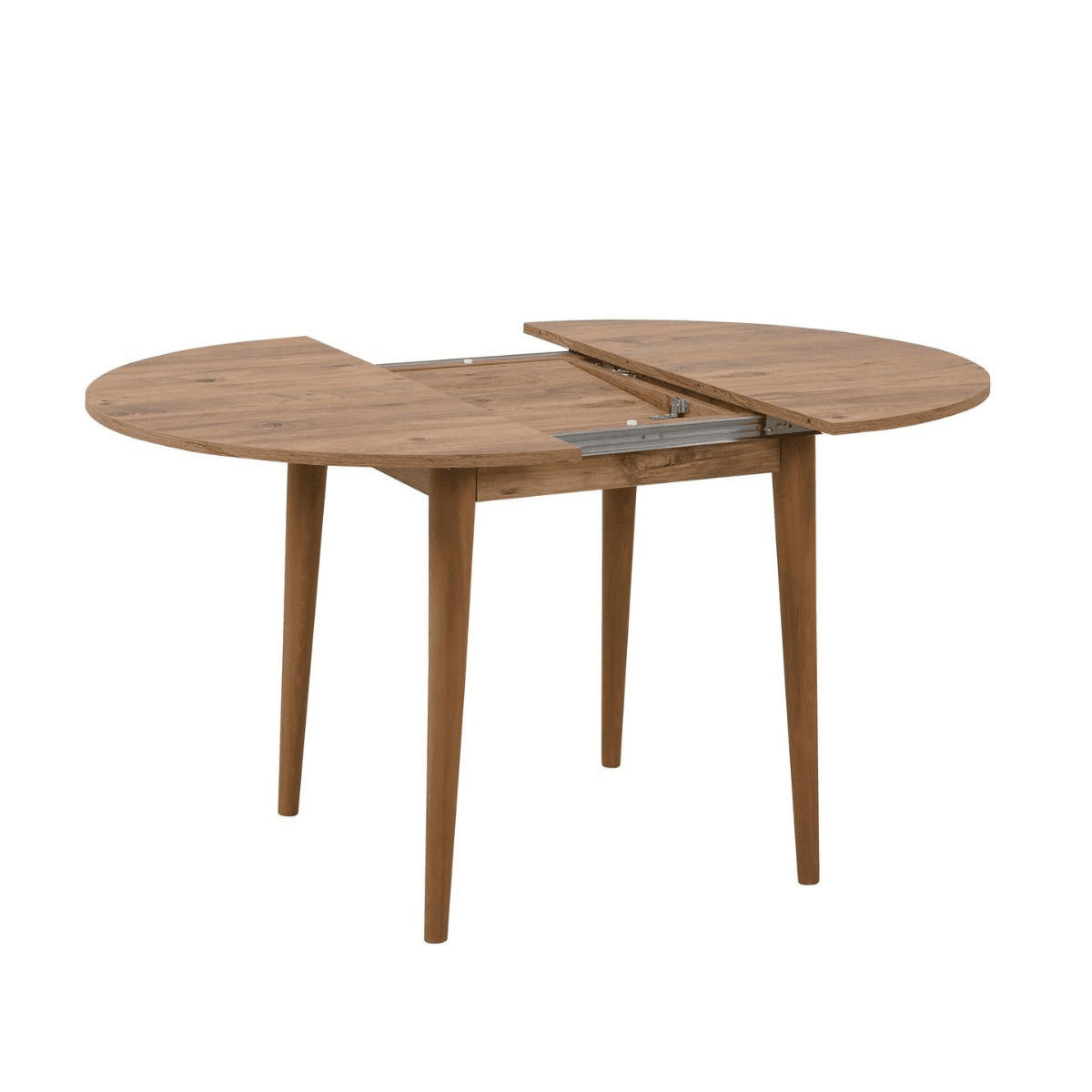 TISCH mit Massivholzbeinen - vina 100/100/75 cm - Beige, Holzwerkstoff (100/100/75cm) - Calicosy