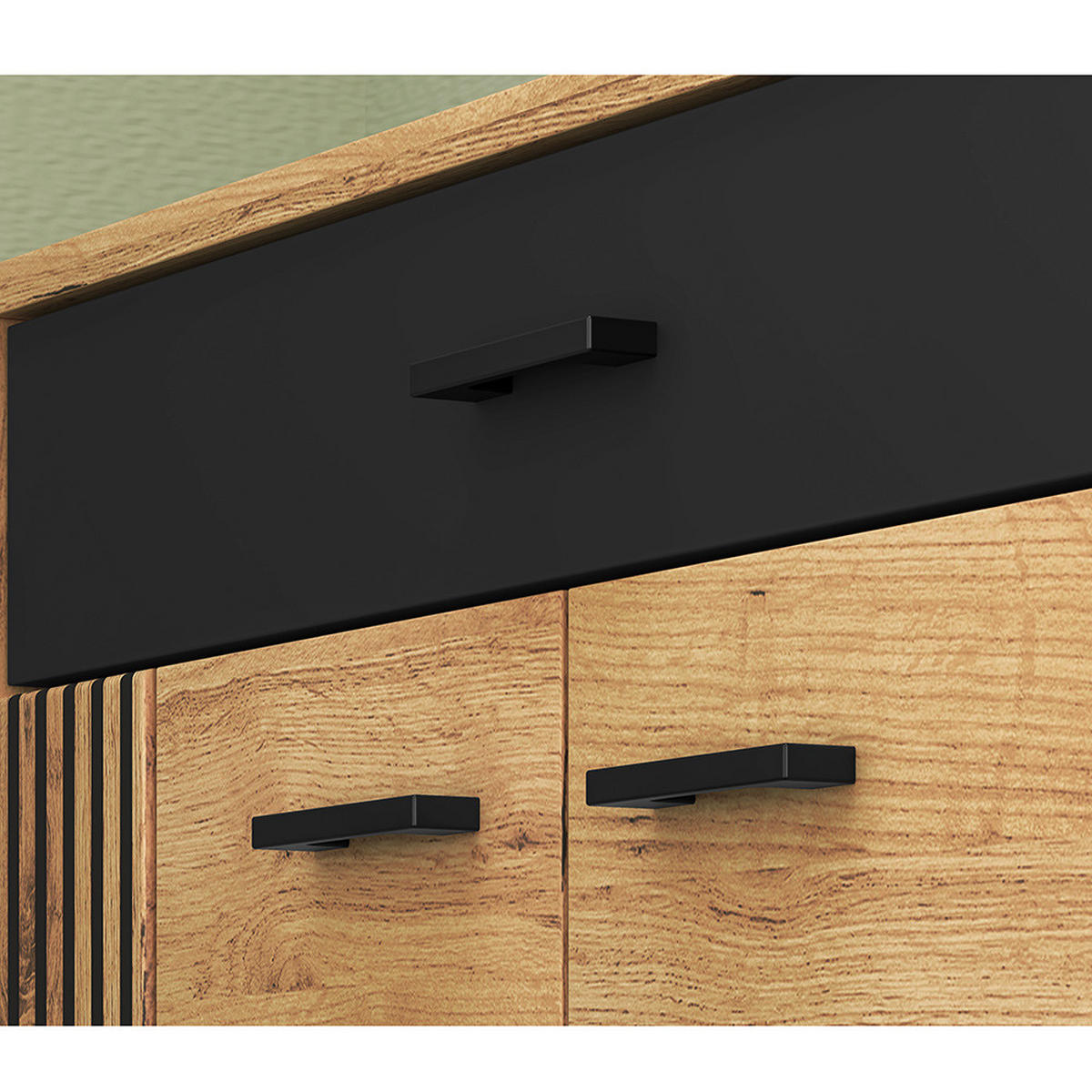 KOMMODE Vinica-131 - Braun, Holzwerkstoff (70/91/34cm) - Lomado