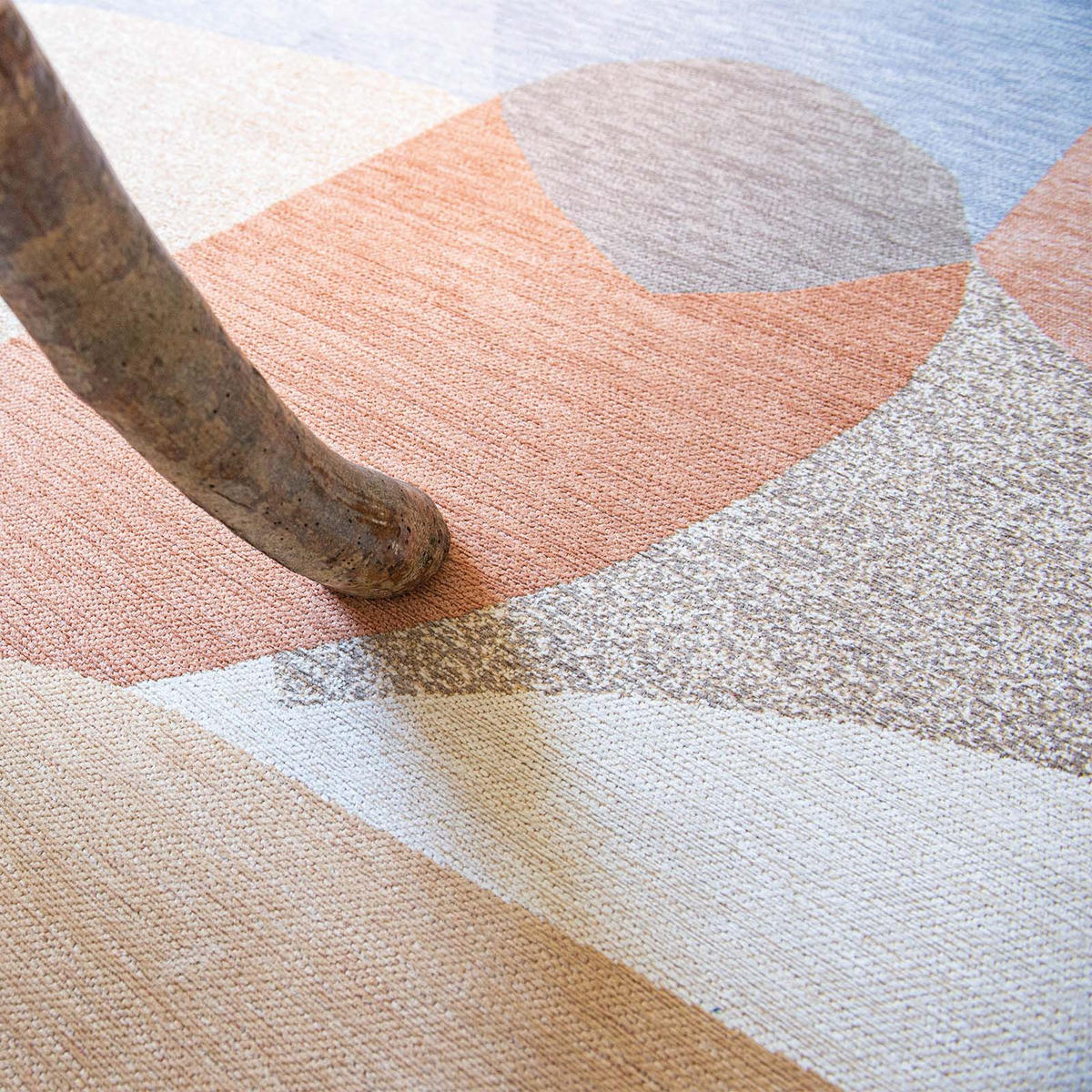 TEPPICH Flachgewebe CHIMERY Mehrfarbig 240 x 240 cm - Multicolor, Textil (240/240cm) - Novatrend