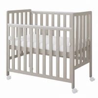 BEISTELLBETT BeBino Mini - Beige, Holzwerkstoff (50/100cm) - kiki design