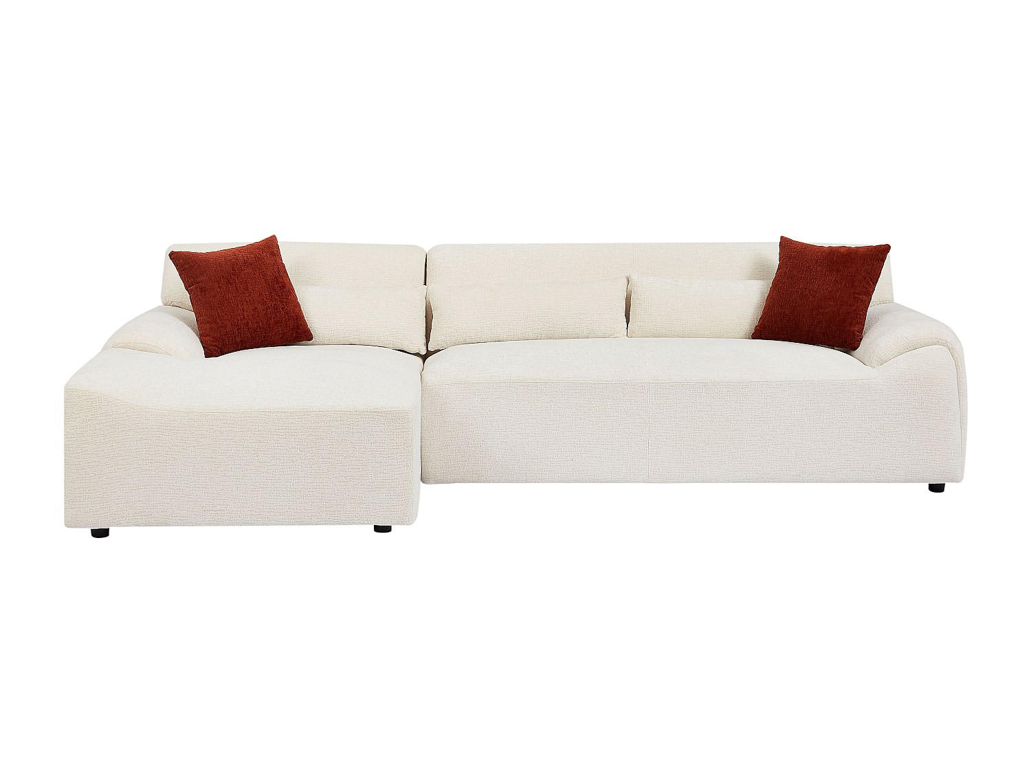 SOFA ohne Schlafmöglichkeit - 5 Personen - Stoff - Beige - Beige, Textil (293/80/151cm) - Vente-Unique