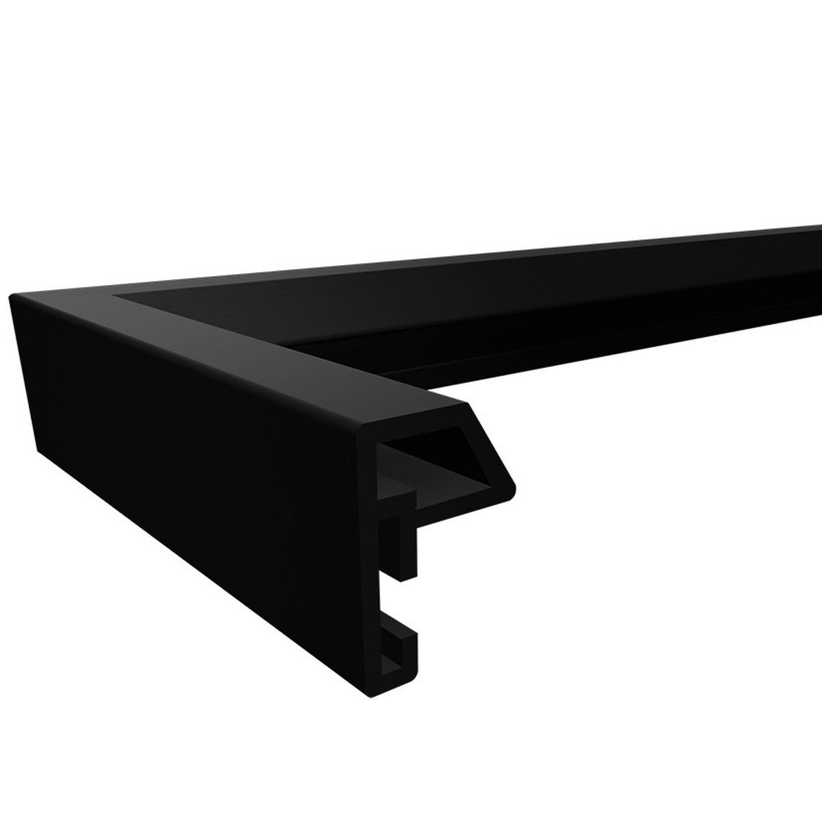 BILDERRAHMEN Steel Style Kst.Rahmen 50x60 cm Gold - Goldfarben, Kunststoff (50.96/60.96/2.18cm) - walther design