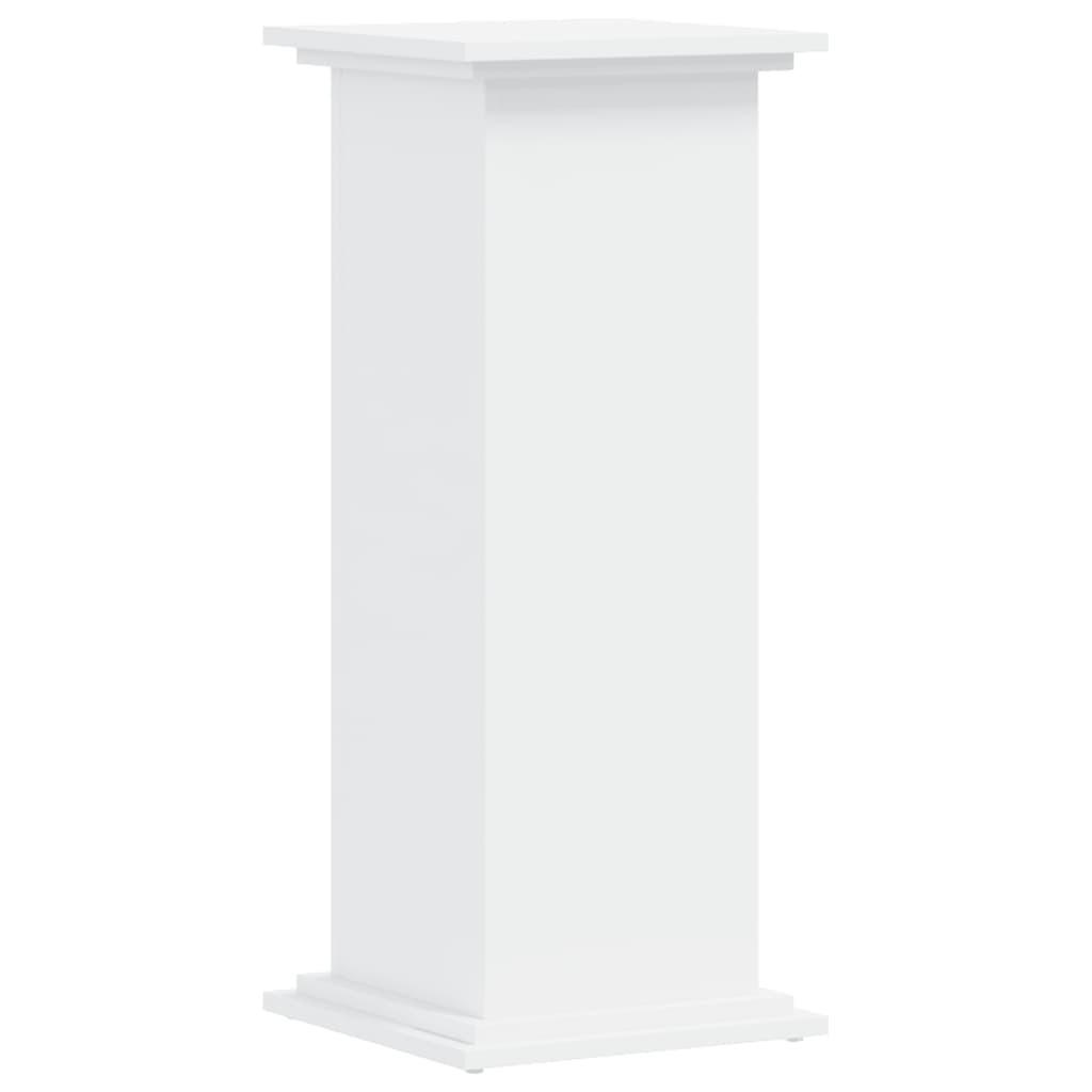 PFLANZENSTÄNDER Weiss 33/33/80 Cm Holzwerkstoff - Weiß, Holzwerkstoff (33/80/33cm) - vidaXL