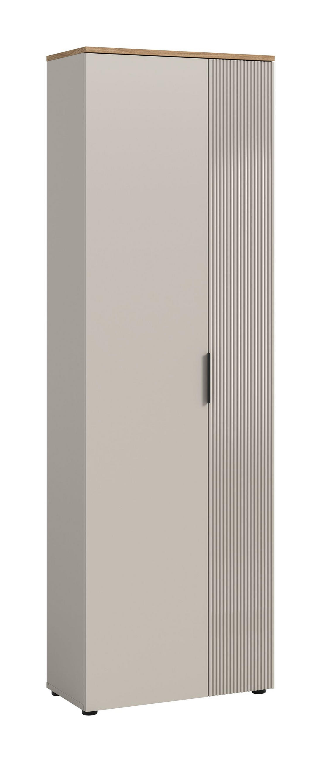 GARDEROBENSCHRANK SLIDE (B/H/T: ca. 60/190/36 cm) in Kaschmir/Kaschmir - Sandfarben, Holzwerkstoff (60/190/36cm)