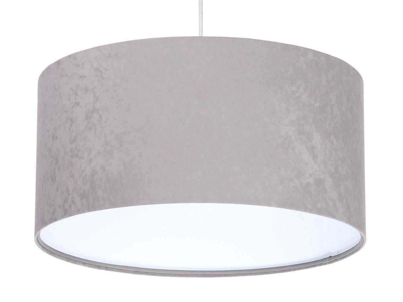 HÄNGELEUCHTE Grau 50/25 cm - Weiß/Grau, Kunststoff (50/0.8/25cm) - ONZENO