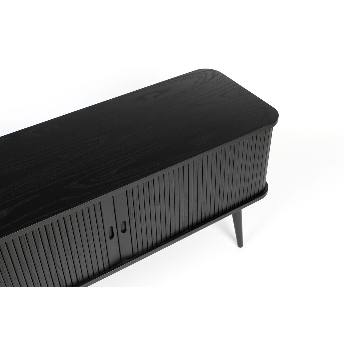 SIDEBOARD Barbier Schwarz - Schwarz, Holzwerkstoff (120/57.5/40cm) - Zuiver