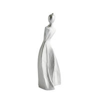 FIGUR Jieoia - Silberfarben, Kunststoff (8.5/31/11cm) - home&you