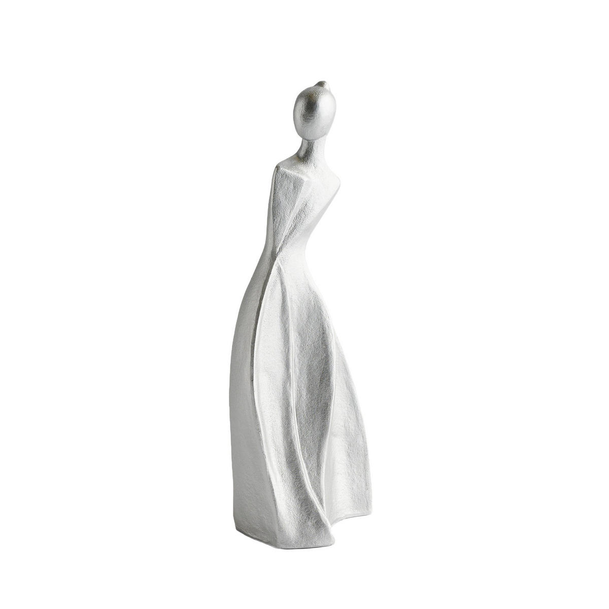 FIGUR Jieoia - Silberfarben, Kunststoff (8.5/31/11cm) - home&you