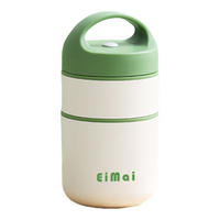 THERMOBEHÄLTER 0.68L Auslaufsicher - Hellgrün, Kunststoff (0.68L) - Kaket