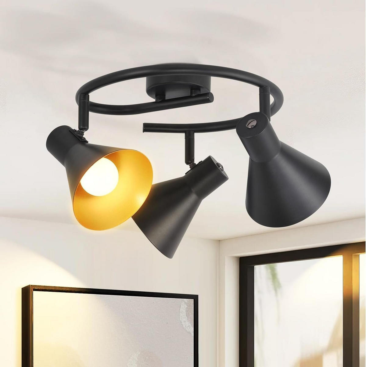 STRAHLER Welle 28/25/21 cm - Schwarz, Metall (28/25/21cm) - Nettlife