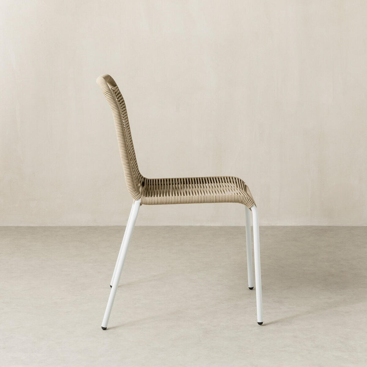 GARTENSTUHL Bowen Beige 54 cm x 83 cm - Beige, Metall (54/83/56cm) - Kenay Home