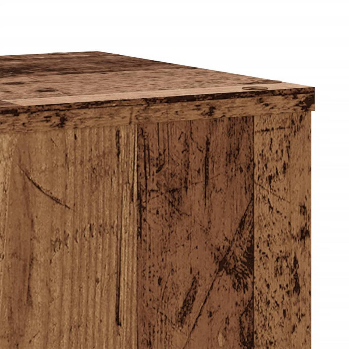 PFLANZENSTÄNDER 2er Set Altholz-Optik 30/30/50 Cm Holzwerkstoff - Braun, Holzwerkstoff (30/50/30cm) - vidaXL