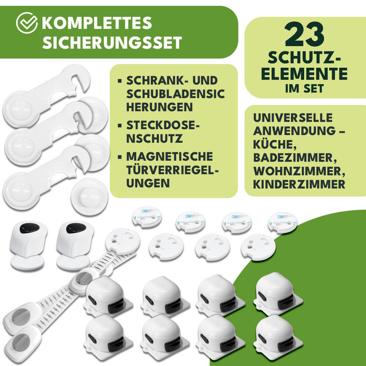 KINDERSICHERUNG Multisicherung - Weiß, Kunststoff (3/10cm)