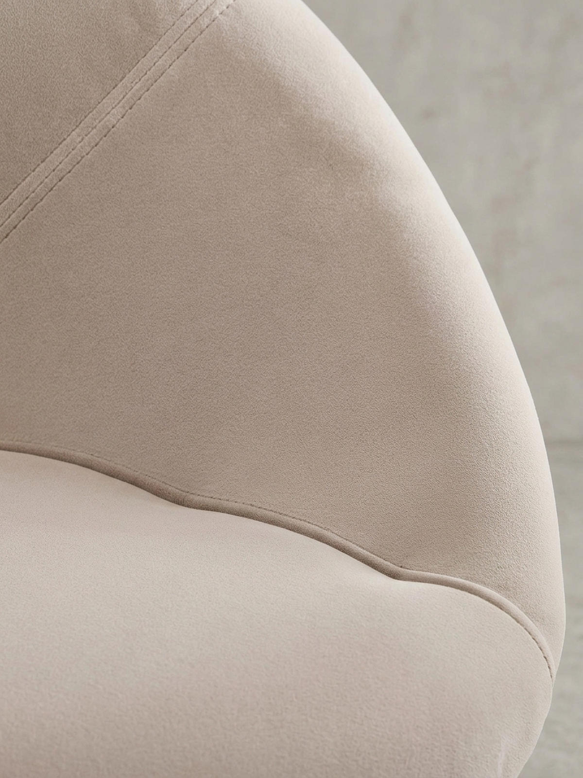 ESSZIMMERSTUHL Samtbezug mit Metallgestell Modern gepolstert, Beige - Beige/Goldfarben, Textil/Metall (60/83/57cm) - KADIMA DESIGN