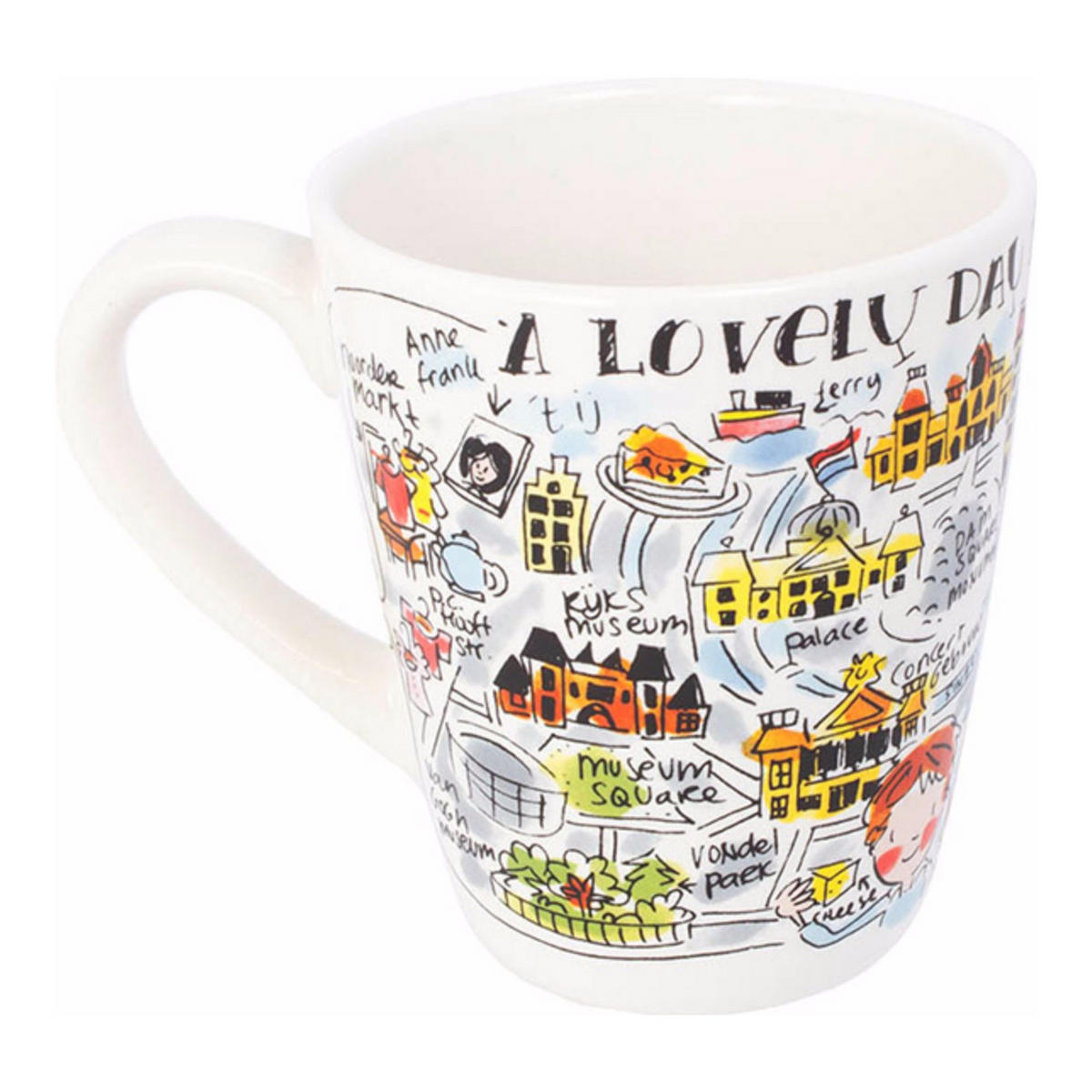 BECHER Amsterdam in Bunt - 350 ml - Multicolor, Keramik (0.35L) - Blond Amsterdam