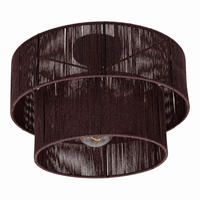 DECKENLEUCHTE Diro Braun - Dunkelbraun, Metall (45/45/26cm) - Urban Interiors