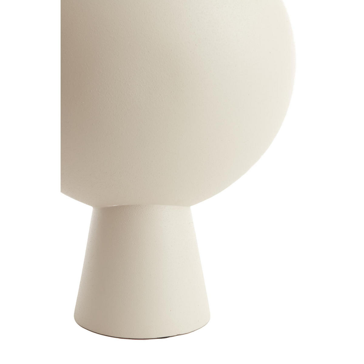 VASE Kavandu Weiß 37.5/22/81 cm - Weiß, Metall (81cm) - Light & Living