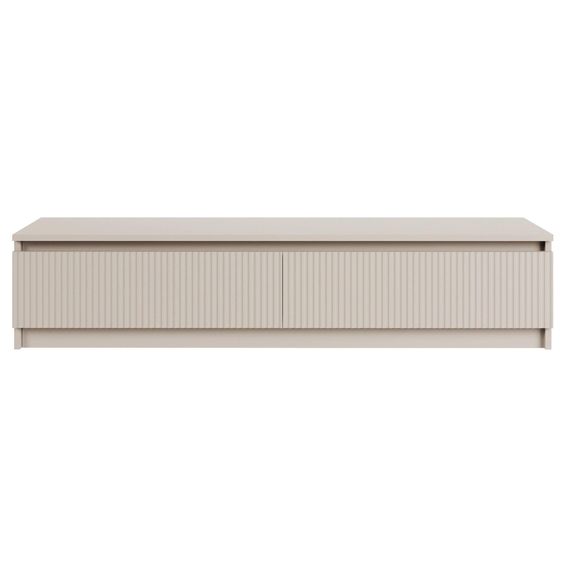 TV stolík Sandia kašmírovo sivý 137/30/30 cm - taupe, kompozitné drevo (138.6/30/30cm) - Selsey