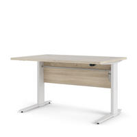 SCHREIBTISCH Eiche Dekor - Eiche Wotan, Holzwerkstoff (81/121/75cm) - ebuy24