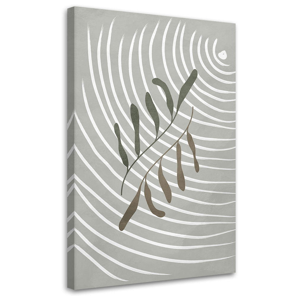 KUNSTDRUCK Grau 70/100 cm - Grau, Textil (70/100cm) - KUNSTLOFT