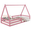 HAUSBETT SILA 90X200 CM - Rosa, Holz (96/152/206cm) - IDIMEX