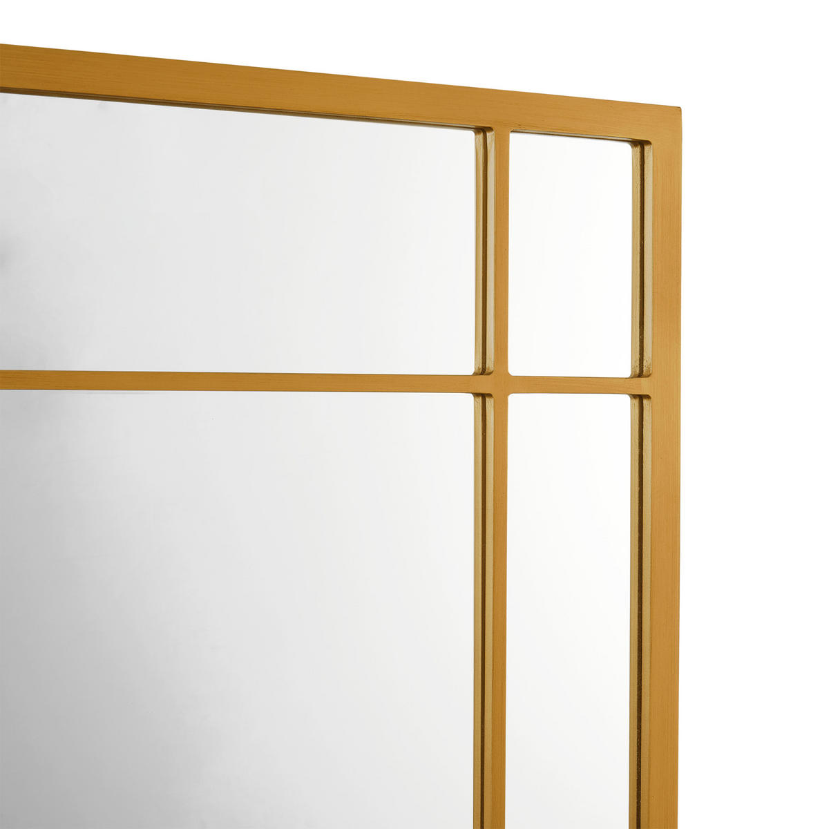 WANDSPIEGEL Colobraro - Goldfarben, Glas/Holzwerkstoff (60/90/1.8cm) - [en.casa]
