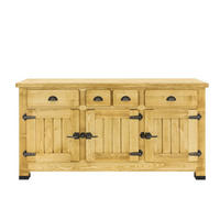 SIDEBOARD aus Massivholz VINTAGE - Honig, Holz (167/86/48cm) - Seart