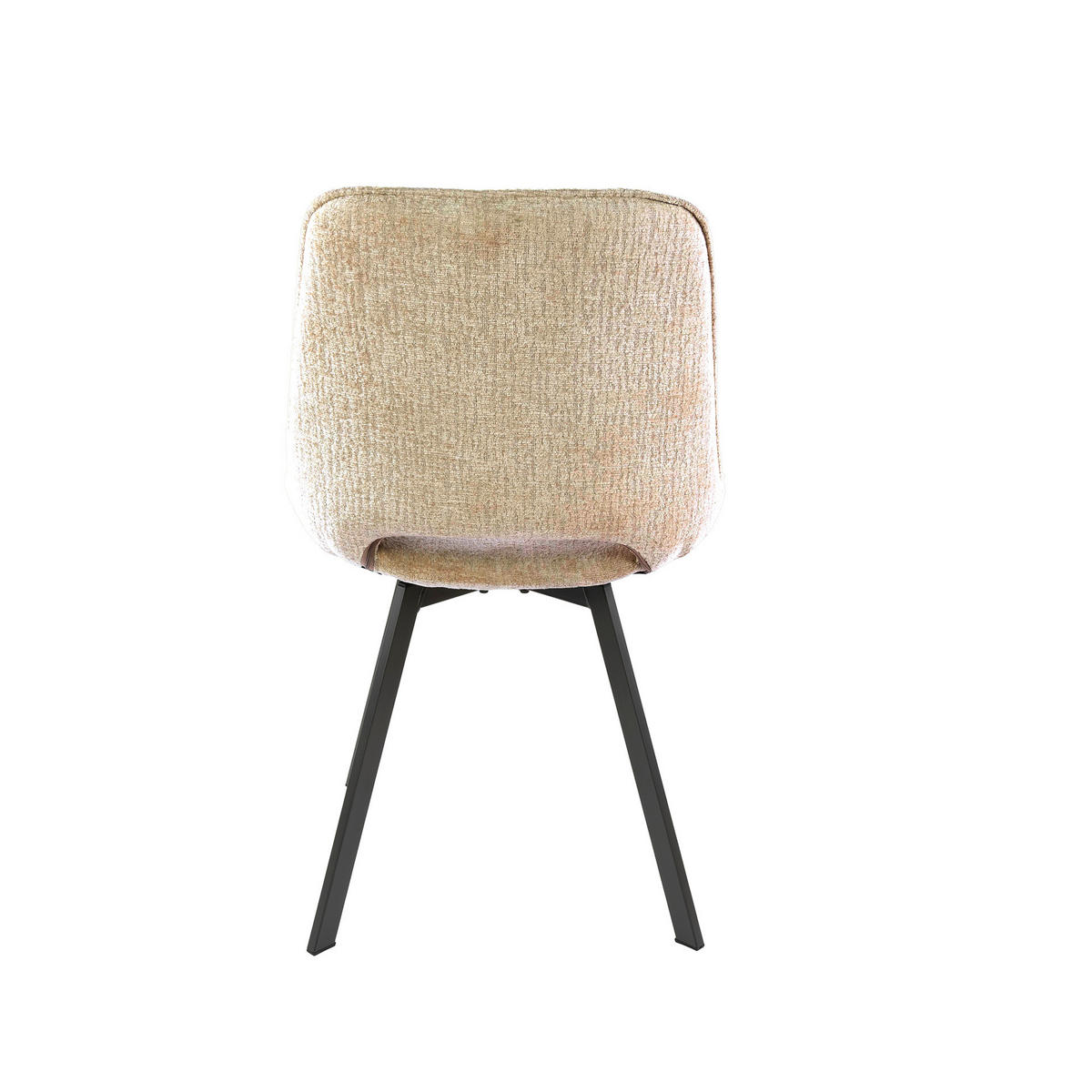 STUHL Swivel - Beige - 63/51/87 cm - 4er-Set - Beige, Textil (51/87/63cm) - Hoyz Collection