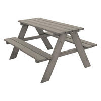 KINDERSITZGARNITUR Grau - Grau, Holz - ML-DESIGN