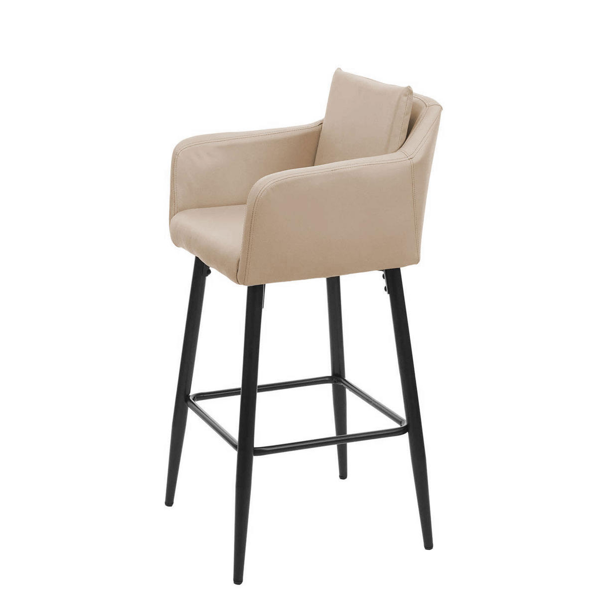 BARHOCKER Beige 2er-Set - Beige, Textil (54/105/53cm) - MCW