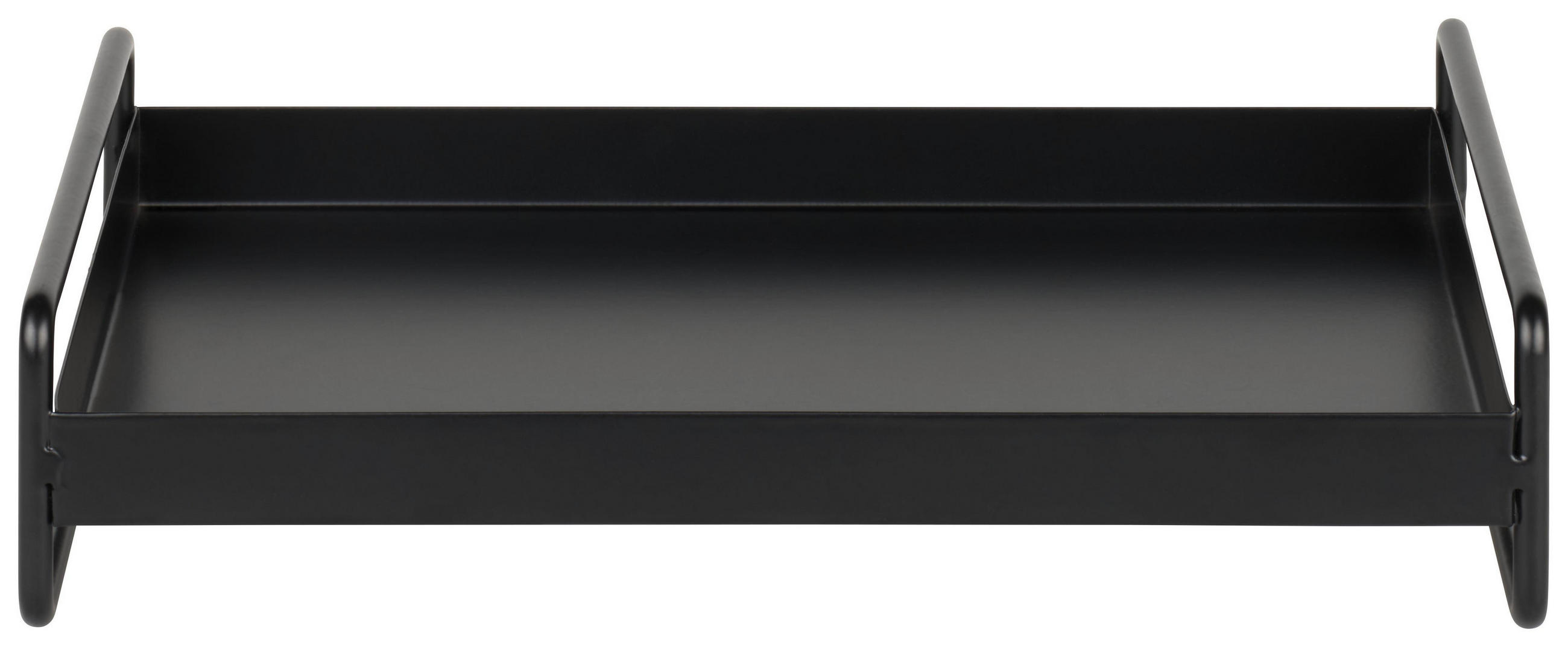 DEKOTABLETT Leona in Schwarz - Schwarz, Metall (6cm) - Mömax