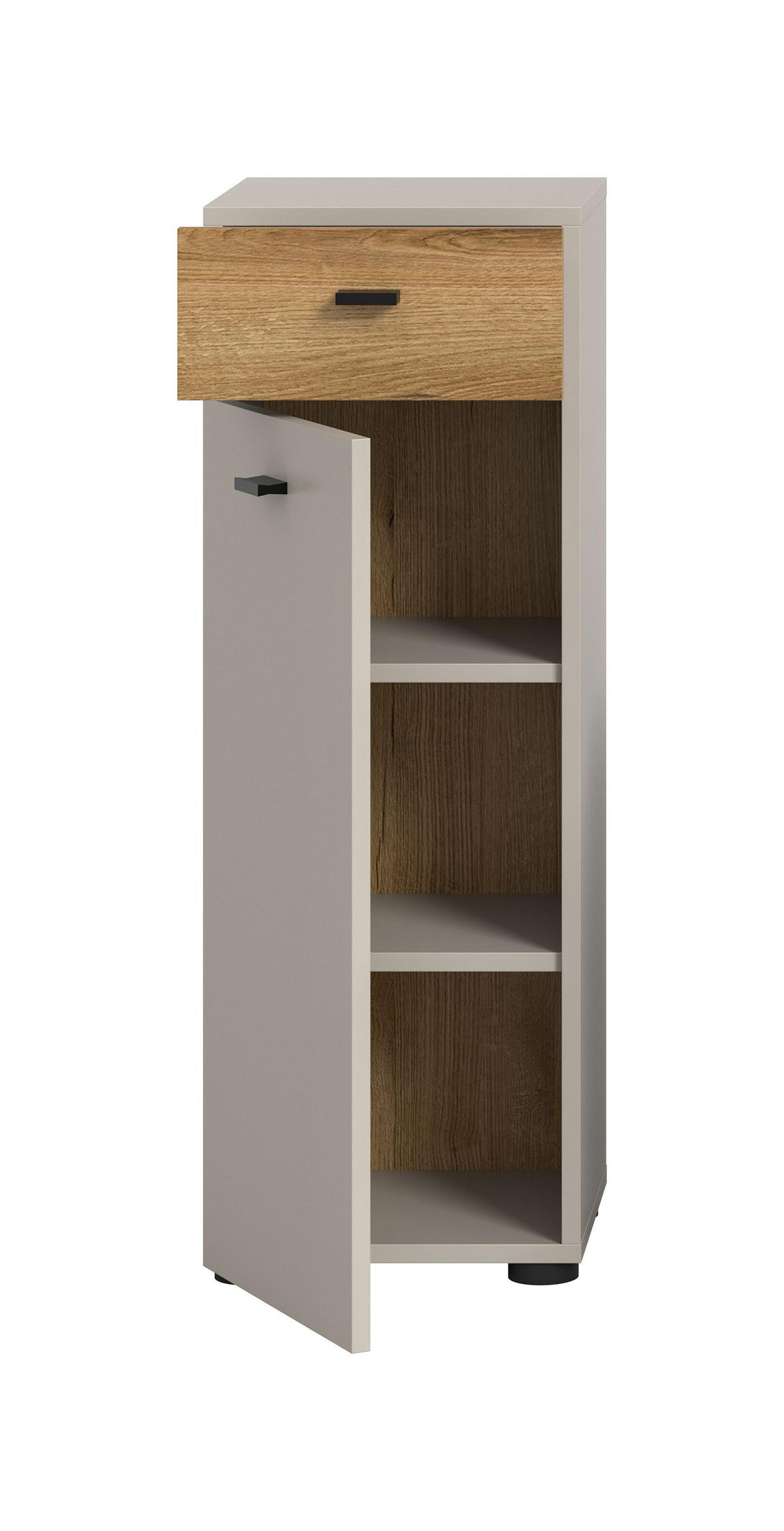 STANDSCHRANK AQUA (B/H/T: ca. 32/91/30 cm) in Kaschmir/Kaschmir - Kaschmir, Holzwerkstoff (32/91/30cm)