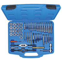 GEWINDESCHNEID-SATZ, Zoll, 56-teilig, 1/4"-1" - Multicolor, Kunststoff (385/315/57cm) - BGS technic