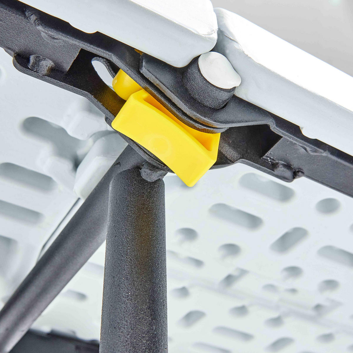 KLAPPBANK 180 cm, Weiß - Weiß, Textil (30/45/180cm) - Oviala