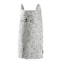 VASE Gato Katze 26 cm - Weiß, Keramik (20cm) - Butlers