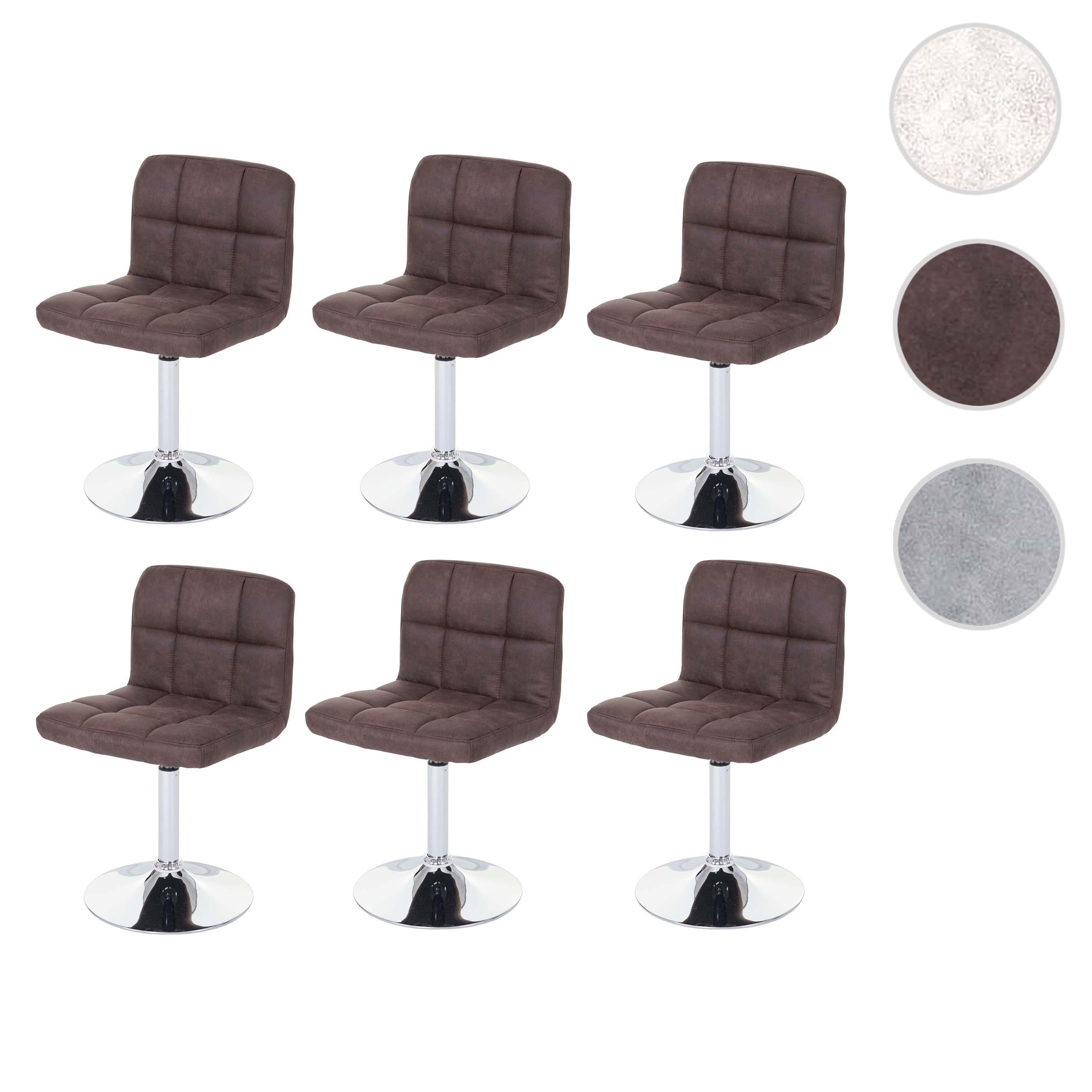 ESSZIMMERSTUHL Dunkelbraun 6er-Set - Dunkelbraun, Textil (45/78/48cm) - MCW