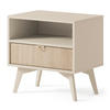 NACHTTISCH FORESTA 54/54/38 cm Kieferfarben - Beige, Holzwerkstoff (54/54/38cm) - MASSENO