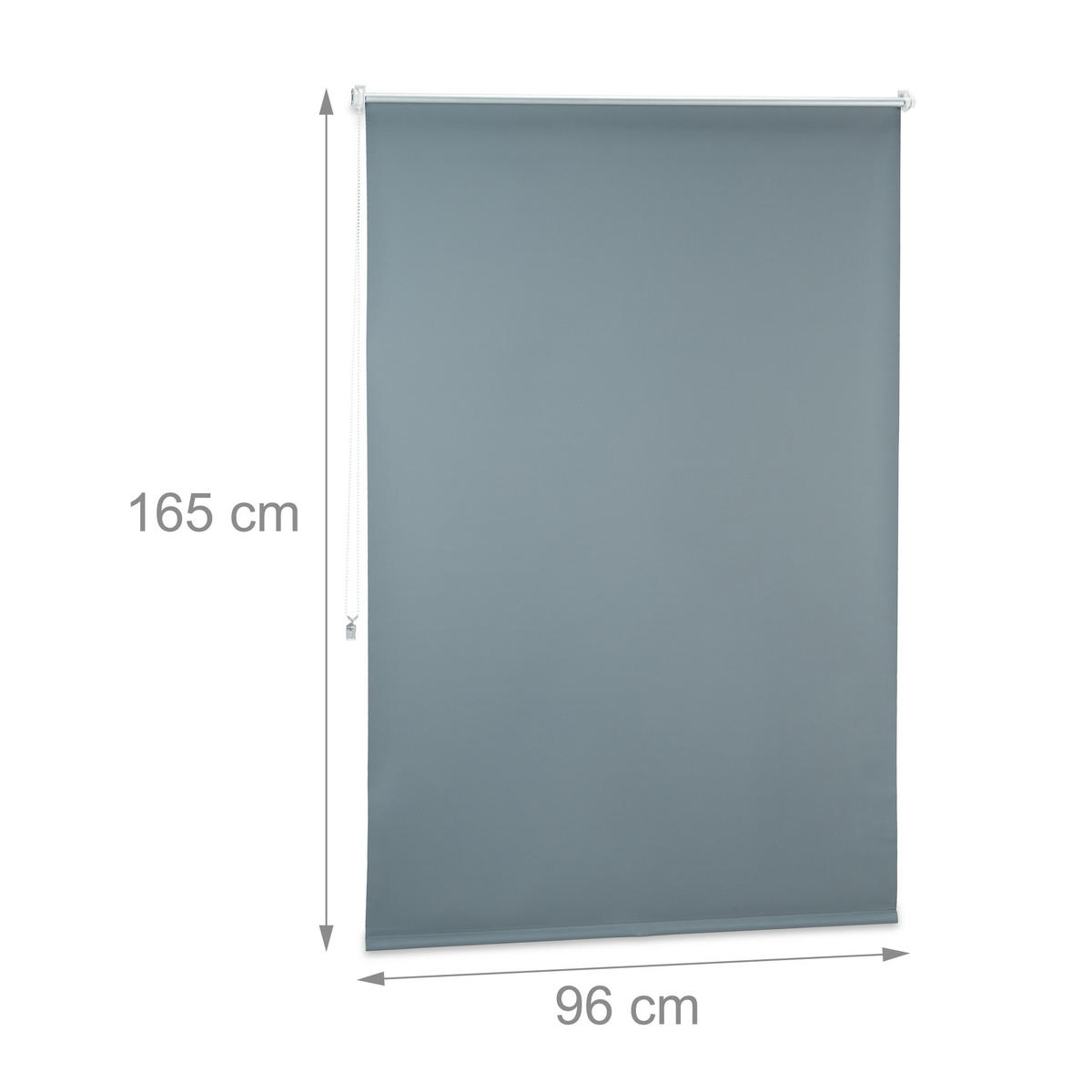 VERDUNKELUNGSROLLO - Multicolor, Kunststoff/Textil (100/165/4.5cm) - Relaxdays