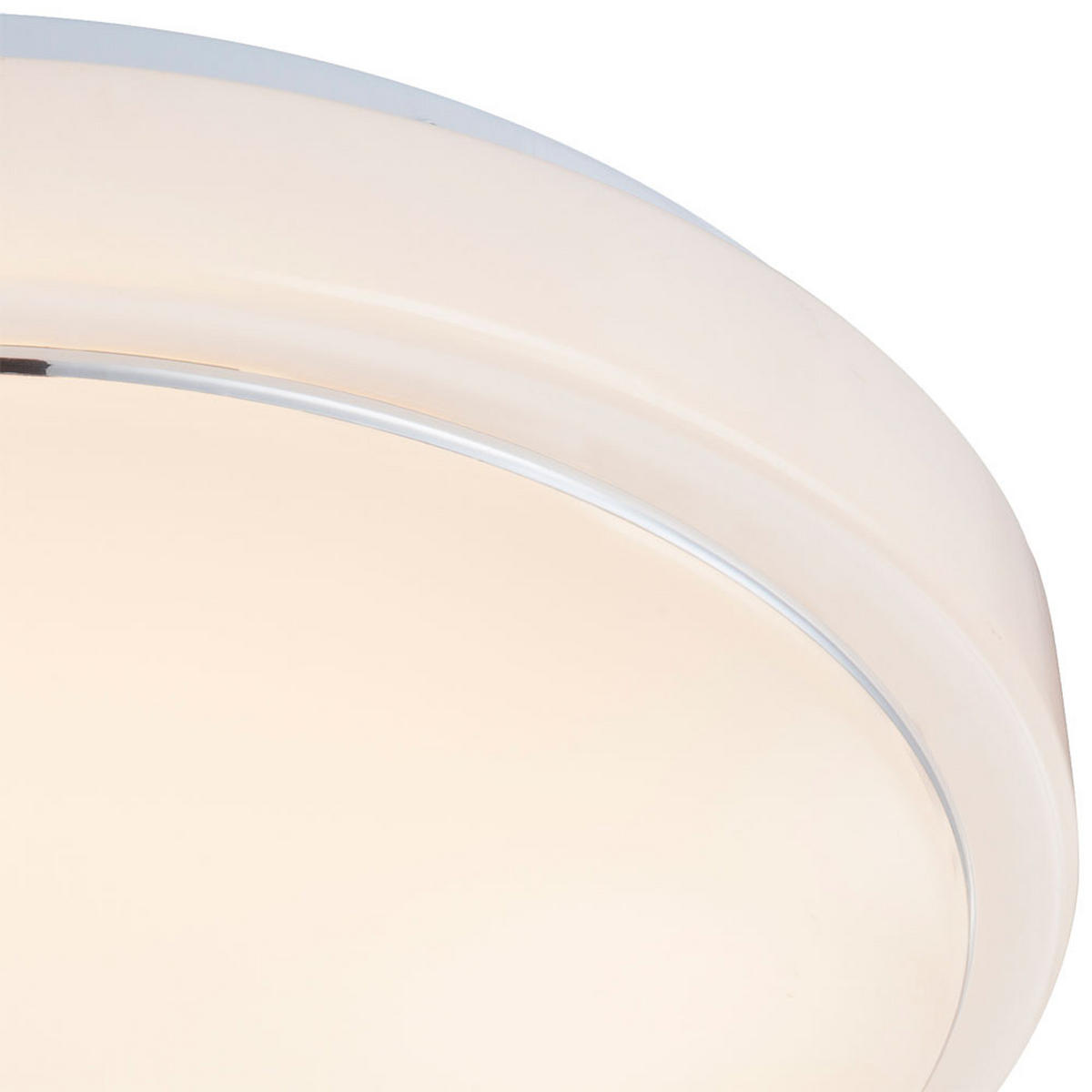 LED DECKENLEUCHTE Aluminium Weiß - Weiß, Metall (38/38/10cm) - Globo Lighting